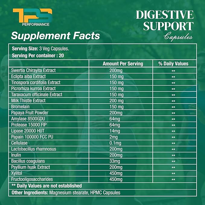 Digestive Support Capsules | Advance Digestive Supports Formula with Probiotics Digestive Enzyme and Phyto Extract | Gut Health (Pack of 3)
