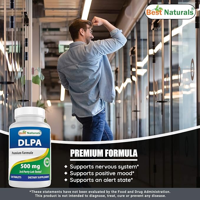 Best Naturals DLPA 500 mg &amp 5-HTP 100 mg