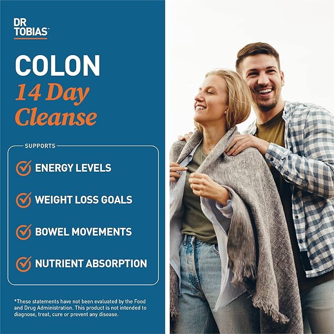Dr. Tobias Vegan Omega 3 Algae Oil and Colon 14 Day Cleanse for Improved Digestion Gut &amp Immune Support and Overall Health