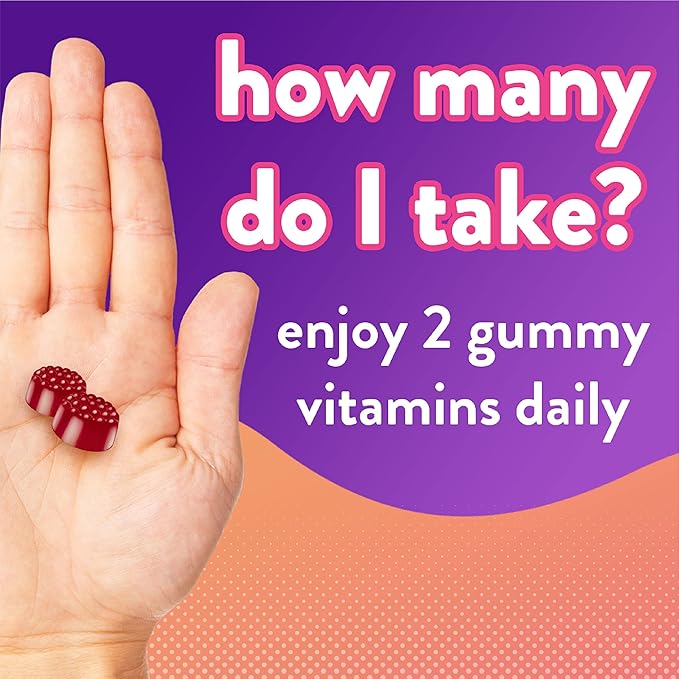 Vitafusion Fiber Well Fit Gummies Supplement 90 Count (Packaging May Vary) &amp Extra Strength Vitamin B12 Gummy Vitamins for Energy Metabolism Support