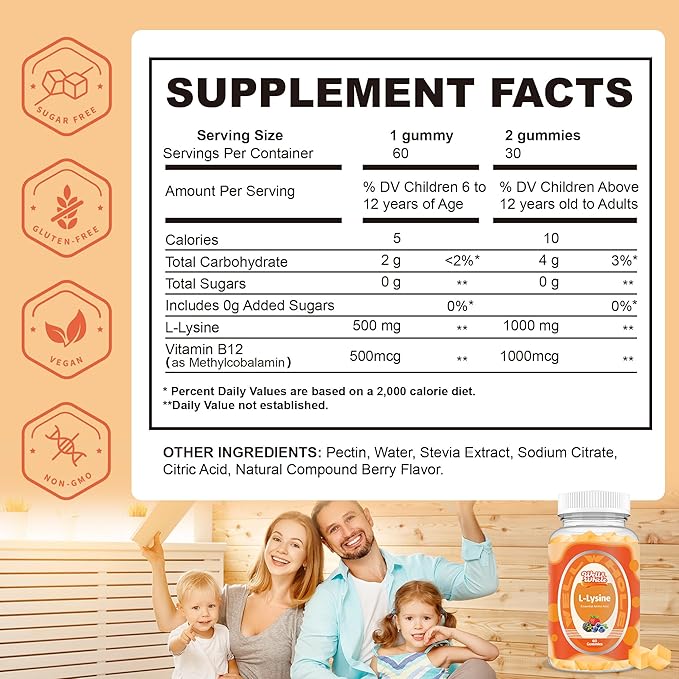 Well&ampWhole L-Lysine Gummies and EAA Gummies
