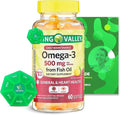 Omega-3 Fish Oil 500 mg 60 Softgels with Bundle Exclusive Vitamins &amp Minerals - A to Z - Better Ligth&ampSpring Guide