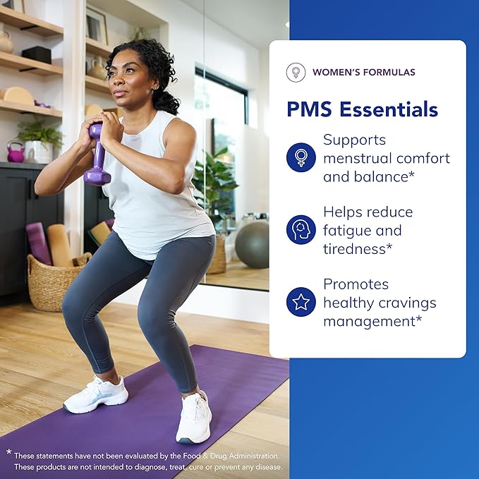 Pure Encapsulations PMS Essentials | Hypoallergenic Supplement Supports Menstrual Comfort Fatigue and Helps Lessen Cravings* | 120 Capsules