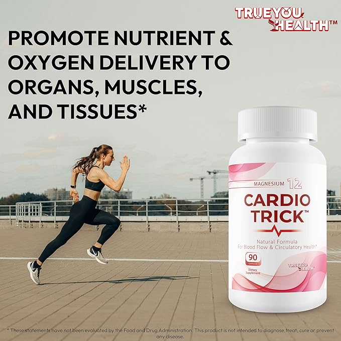 Cardio Trick - Japanese Cucumber Trick for Max Blood Flow Cardio Care &amp Healthy Pressure - Healthy Blood Flow Cardio Plus High Pressure Pills - Advanced Blood Flow Care Pressure Supplement