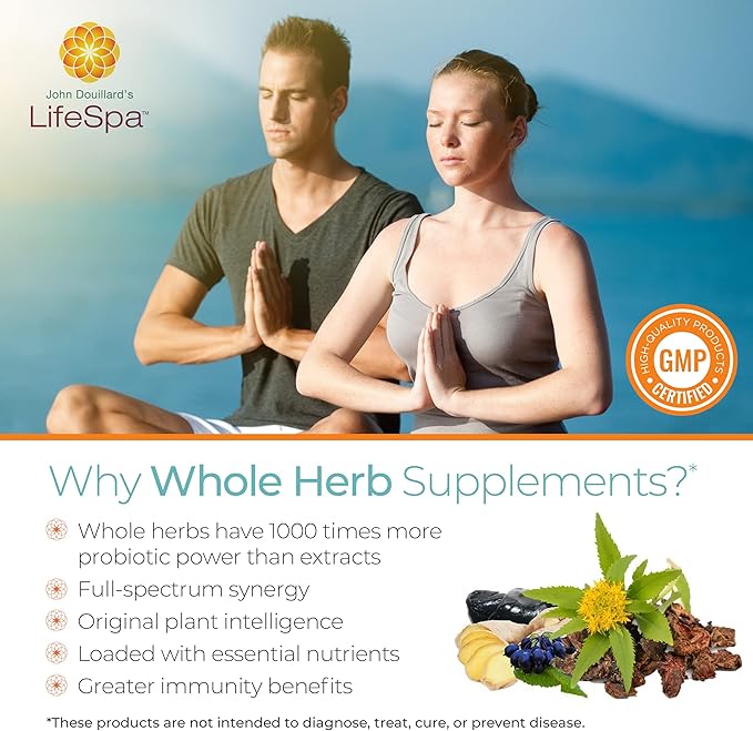 LifeSpa Whole Herbs Liver Repair | Liver Detox | Liver Cleanse and Repair | Health Supplements for Liver Health | Supports Liver and Gallbladder Detox | 90 Capsules | 475mg