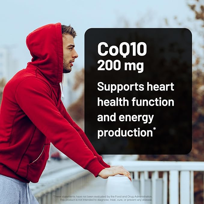 NatureWise (Pack of 2) CoQ10 200mg - High Potency Ubiquinone Non-GMO - 30 Softgels[30-Day Supply] + [1] 5-HTP 200mg + Vitamin B6 - Non-GMO Vegan - 60 Capsules[60-Day Supply]