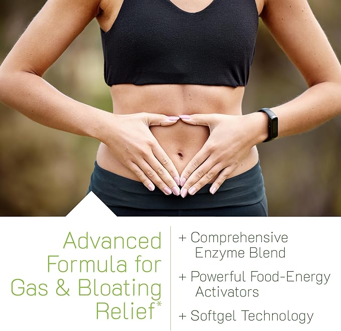 Irwin Naturals Anti-Gas Digestive Enzymes – 45 Liquid Soft-Gels – Bloating &amp Nutrient Absorption Support - 2 Pack