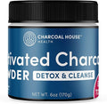 Charcoal House Detox and Cleanse USP Medical Grade Coconut Shell Activated Charcoal Powder - With High Adsorptive &amp Fast Acting Capacity - Powdered Naturally Detoxifying- 6 oz