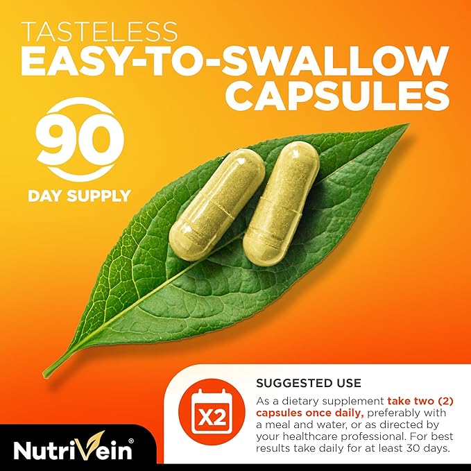 Nutrivein Premium TUDCA Supplement &amp Vitamin C Capsules Bundle: High-Absorption TUDCA+ &amp Liposomal Vitamin C Supplement Pair for Whole-Body Wellness Detox &amp Vitality