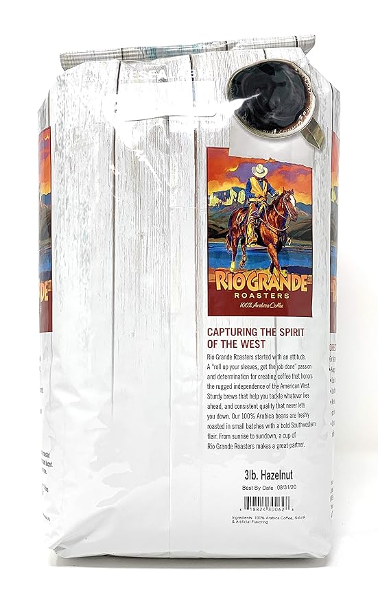Hazelnut - Rio Grande Roasters 3 Lb. Bag Whole Bean Coffee