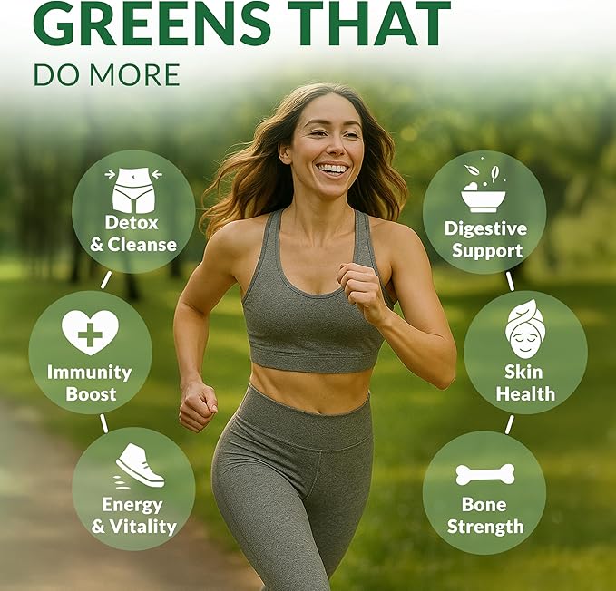 Barley Grass Juice Powder Organic – Sourced from Utah’s Mineral-Rich Soil Nutrient-Dense Barley Grass Powder – Raw &amp Cold-Processed Superfood High Chlorophyll – 6.35oz (180g) | 72 Serving
