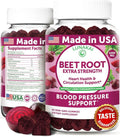 Lunakai USA Made Beet Root Gummies with Antioxidant Blend - Delicious Non-GMO Beet Chews 60ct