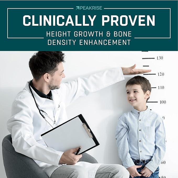 Height Growth Maximizer Calcium Vitamin D3 and Zinc Blend Pills Bone Growth Supplement for Kids and Teens Bone Strength Density Support GMO-Free Gluten-Free Made in USA 120 Caps