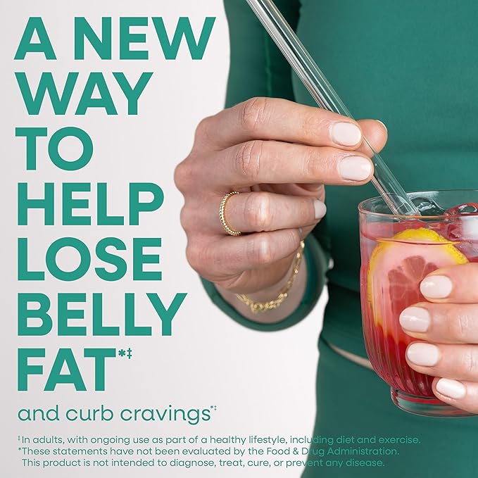 Nature's Way Weight Manager Drink Mix Packets Supports Craving Management &amp Abdominal Fat Loss*(1) with Clinically Studied Ingredients Plant-Based Fiber No Sugar Mixed Fruit Flavored 30 Pack