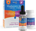 Hyalogic Synthovial Seven Hyaluronic Acid Liquid &amp Resveratrol Capsules - HA Joint Support - Vegan - 1 oz