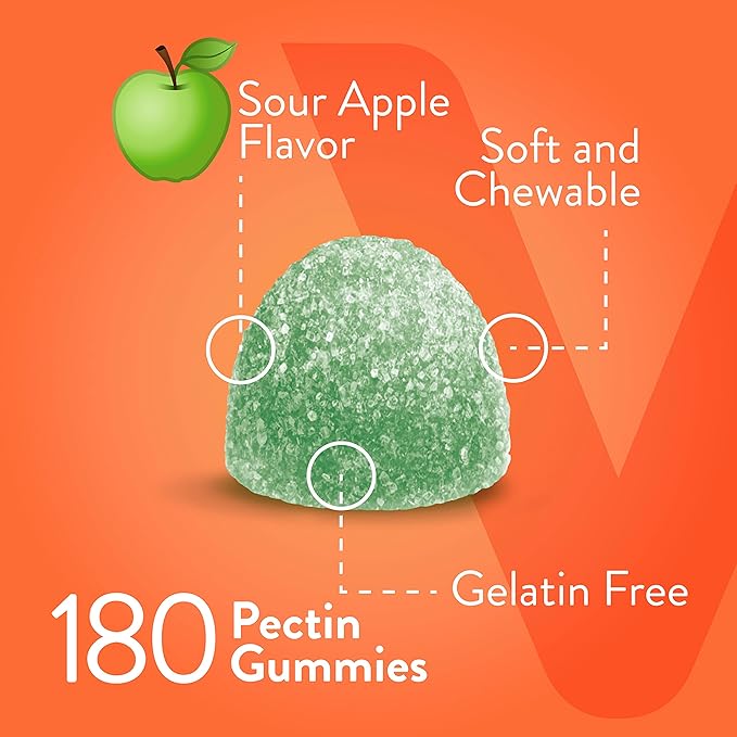 Viteey Chewable Vitamin C Gummies for Adults - 1050mg Maximum Strength Immune Support Supplement - Vegan Gluten Free - 180 Count