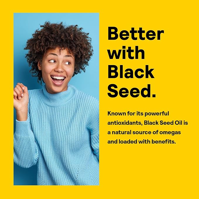 Nature’s Life Black Seed Oil Cold-Pressed Black Cumin Seed Oil - Joint Digestive Health and Immune Support - Lab Verified 60-Day Money-Back Guarantee - 47 Servings 8 Fl. Oz.