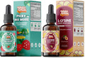 Well&ampWhole L-Lysine Supplement Liquid Drops and Sulforaphane Supplement from Broccoli Sprouts