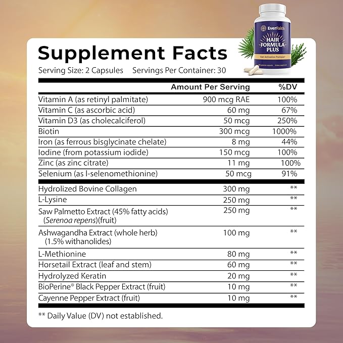 EVERFAITH Livergy Hair Formula Plus