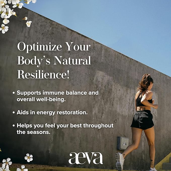 AEVA Immunity Support Enzymes – Functional Wellness Formula with Serrapeptase Lysozyme and Lactoferrin – Supports Immune Balance Resilience &amp Recovery – Made in California