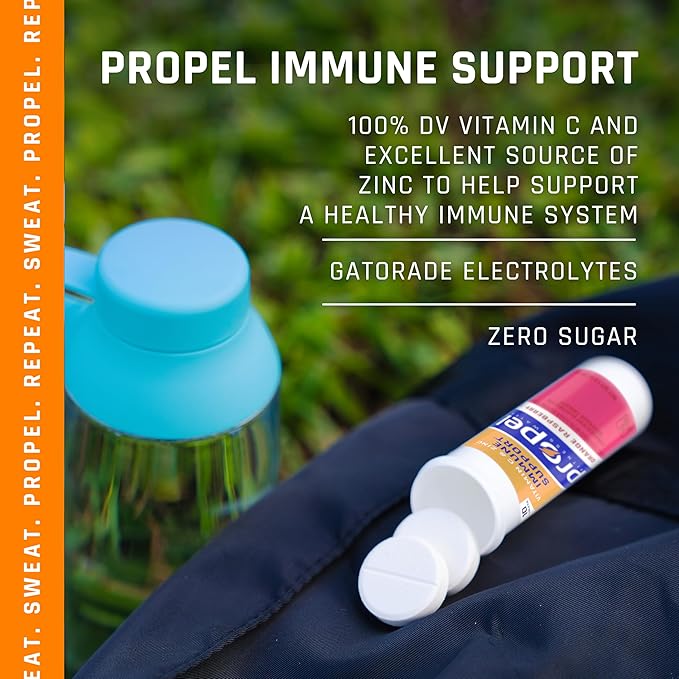 Propel Immune Support Tablets Lemon Blackberry Makes 16.9oz Fl Oz (Pack of 80)