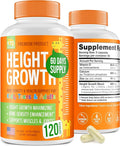 Height Growth Maximizer - Made in USA - Natural Height Increase Booster &amp Teen Vitamins - Pills to Grow Taller at Any Age - Bone Growth Supplement for Adults &amp Kids - 120 Capsules