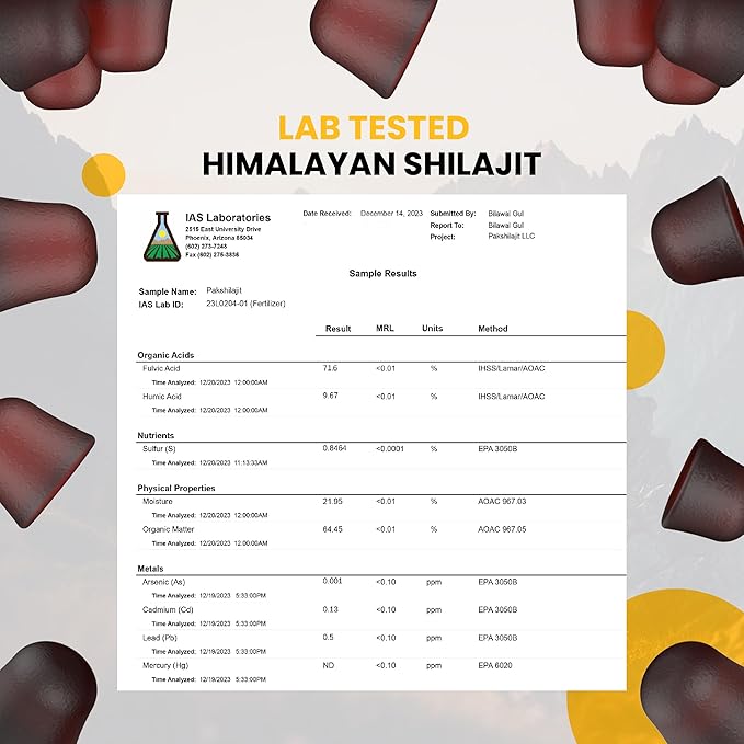 Pure Sundried Himalayan Shilajit Gummy for Men &amp Women | Organic Shilajit Gummies | Natural 85 Plus Trace Minerals Fulvic Acid | Energy Immunity | Sugar-Free 60 Healthy Gummy