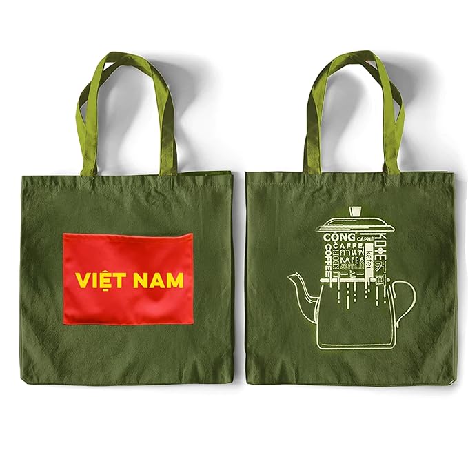 CONG CAPHE - Vietnam Independence Gift Set – 3 Premium Coffee Boxes with Tote Bag Coffee Drip CỘNG CÀ PHÊ