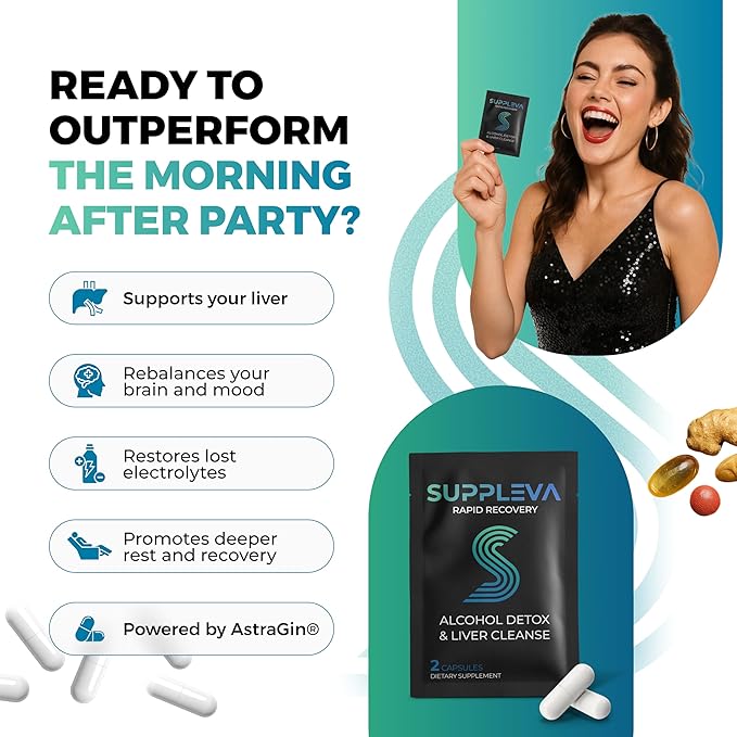 Rapid Recovery | DHM Supplement with TUDCA NAC &amp AstraGin | Feel Better After Drinking &amp Support Liver Health | 12 Serving Pouches 24 Capsules | Dihydromyricetin Vitamin C B12
