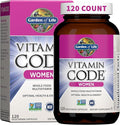 Garden of Life Multivitamin for Women Vitamin Code Women's Multi - Whole Food Womens Multi Vitamins Iron Folate not Folic Acid Vitamin A and Probiotics for Womens Energy 120 Vegetarian Capsules