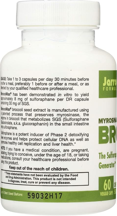 JARROW FORMULAS Brocco Max 500 MG 60 CT