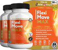 FlexiMove Max Joint Support Supplement Glucosamine Turmeric Chondroitin 60 Capsules (2)