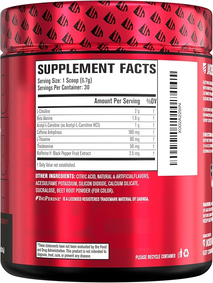 Jacked Factory Nitrosurge Shred Thermogenic Pre-Workout in Watermelon &amp BCAA in Fruit Punch for Body Recomposition Muscle Building and Recovery