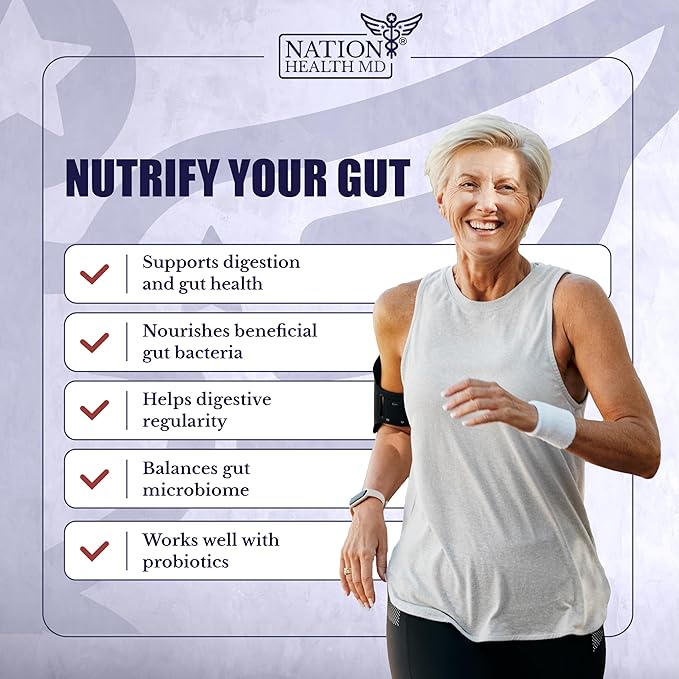 Prebiotics for Digestion Immunity and Wellness - with Inulin from Jerusalem Artichoke and Chicory Root - Prebiotics for Women &amp Men 90 Capsules