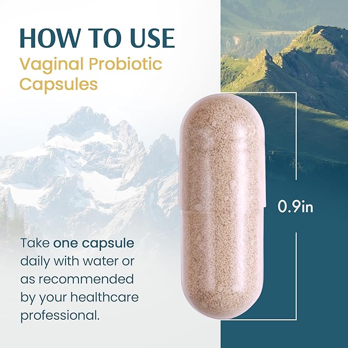 Vykee Nutrition Vaginal Probiotics Capsules - Supplements for Vaginal Health and pH Balance - Vegan Non GMO Gluten Free - 20 Billion CFU 60 Count
