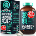 Digestive Enzymes for Women and Men with Probiotics and Prebiotics - Vegan Digestive Enzyme Blend - Bloating Support Gut Health &amp Digestion Supplement with Artichoke Ginger Turmeric - 180 Capsule