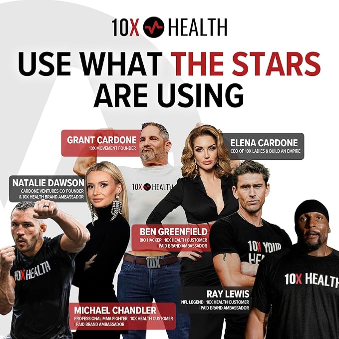 10X Health Bovine Colostrum Powder - Organic Colostrum Supplement Powder with Cat’s Claw Extract and Lactoferrin - Easy-Mix Unflavored for Immunity &amp Gut Support - 60 Servings