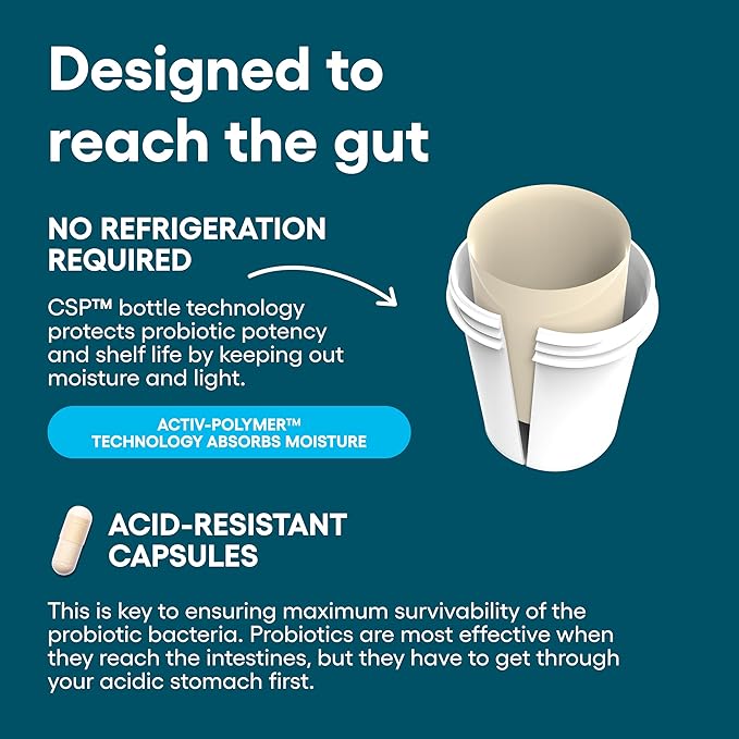 Physician's CHOICE Probiotics 60 Billion CFU - 10 Strains + Organic Prebiotics - Immune Digestive &amp Gut Health - Supports Occasional Constipation Diarrhea Gas &amp Bloating - for Women &amp M
