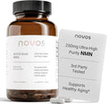 Novos Boost NMN - Contains 250 mg of High-Purity NMN 60 Capsules Supports Cellular Repair and DNA Protection Boosts NAD+