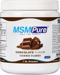 KALA HEALTH MSMPure Chocolate Flavored Coarse MSM Powder Flakes – US-Made MSM for Joint Health Skin Appearance and Hair &amp Nail Support – 1 lb Organic Sulfur