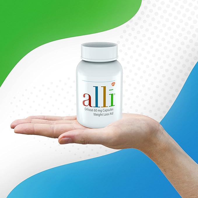 alli Diet Weight Loss Supplement Pills Orlistat 60mg Capsules 170 Count