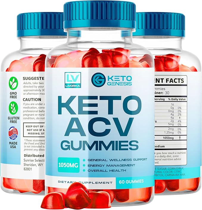 3 Pack - Keto Genesis Keto ACV Gummies Advanced Genesis ACV Genesis Gummies Keto Genesis Keto Genesis Plus A C V Ketogenesis ACV Genesis Ketogenesis Keto ACV Gummies 180 Gummys 3 Months