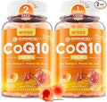 Sugar-Free CoQ10-250mg Filled Gummies - 4 Months Supply - Plus Omega-3 Vitamin B3 &amp Zinc High Absorption Coenzyme Q10 Supplements for Hear-t Health Cellular Energy &amp Antioxidant Support 2-