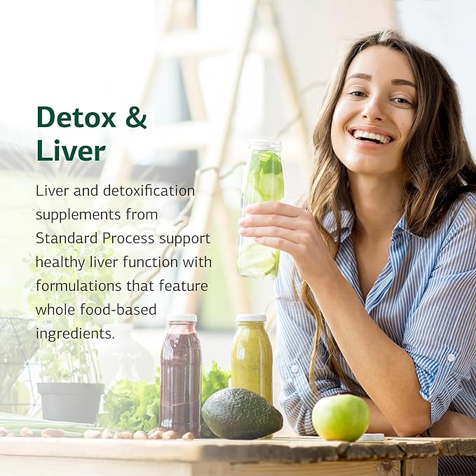Standard Process Cruciferous Complete - Whole Food Antioxidant Detox and Liver Support with Vitamin K Organic Kale and Brussel Sprouts - 90 Capsules