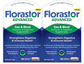 Florastor Advanced Gas and Bloat Probiotic Digestive Enzymes and Botanicals Plus Probiotics for Digestive Health 30 Capsules (Pack of 2)