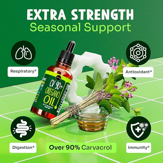 Maju Superfoods Black Seed Oil and Oregano Bundle