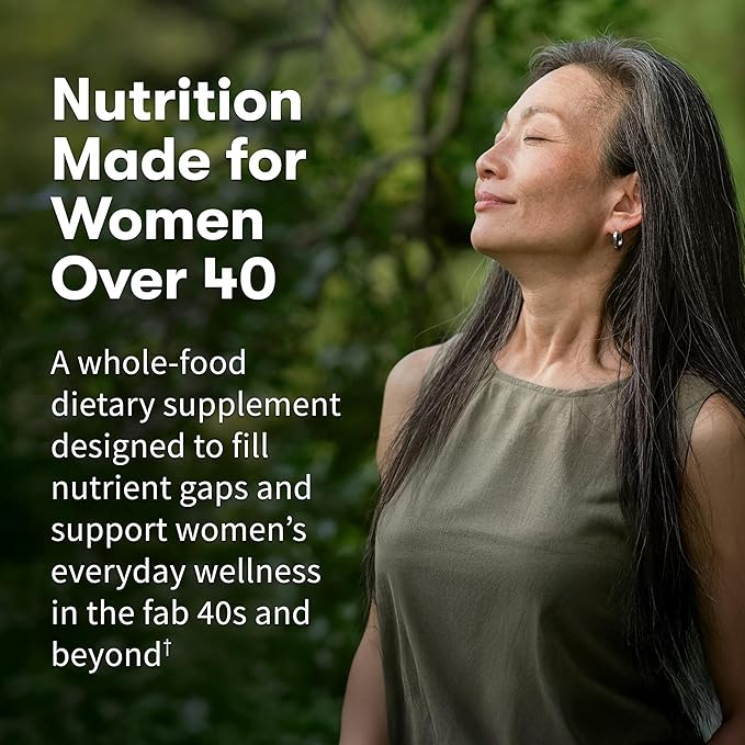 Garden of Life Multivitamin for Women 40 Plus Organics Womens Vitamins Hormone &amp Breast Health Support Blend Vegan 120 Tablets