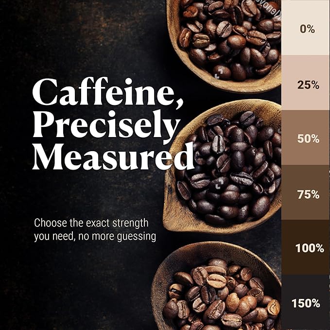 COFFREE Organic Instant Coffee Packets - 50% Half Caff Convenient Coffee Sticks Mold Free Low Acid Arabica Beans for On-the-Go Energy - Hot or Cold Smooth Taste Single Serve Travel Packets 24 Count