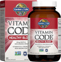 Garden of Life Omega 3 6 9 Raw CoQ10 Antioxidant 60 Capsules + Vitamin Code Healthy Blood Iron Absorption 60ct Capsules